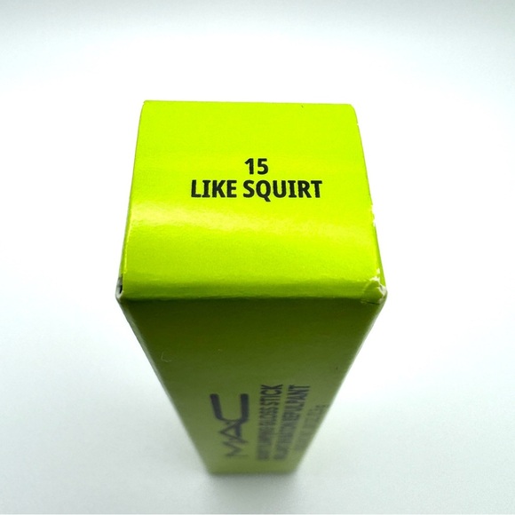 MAC Squirt Plumping Gloss #15 Like Squirt Lime Transparent Lip Gloss w/Pouch NIB - Picture 3 of 9